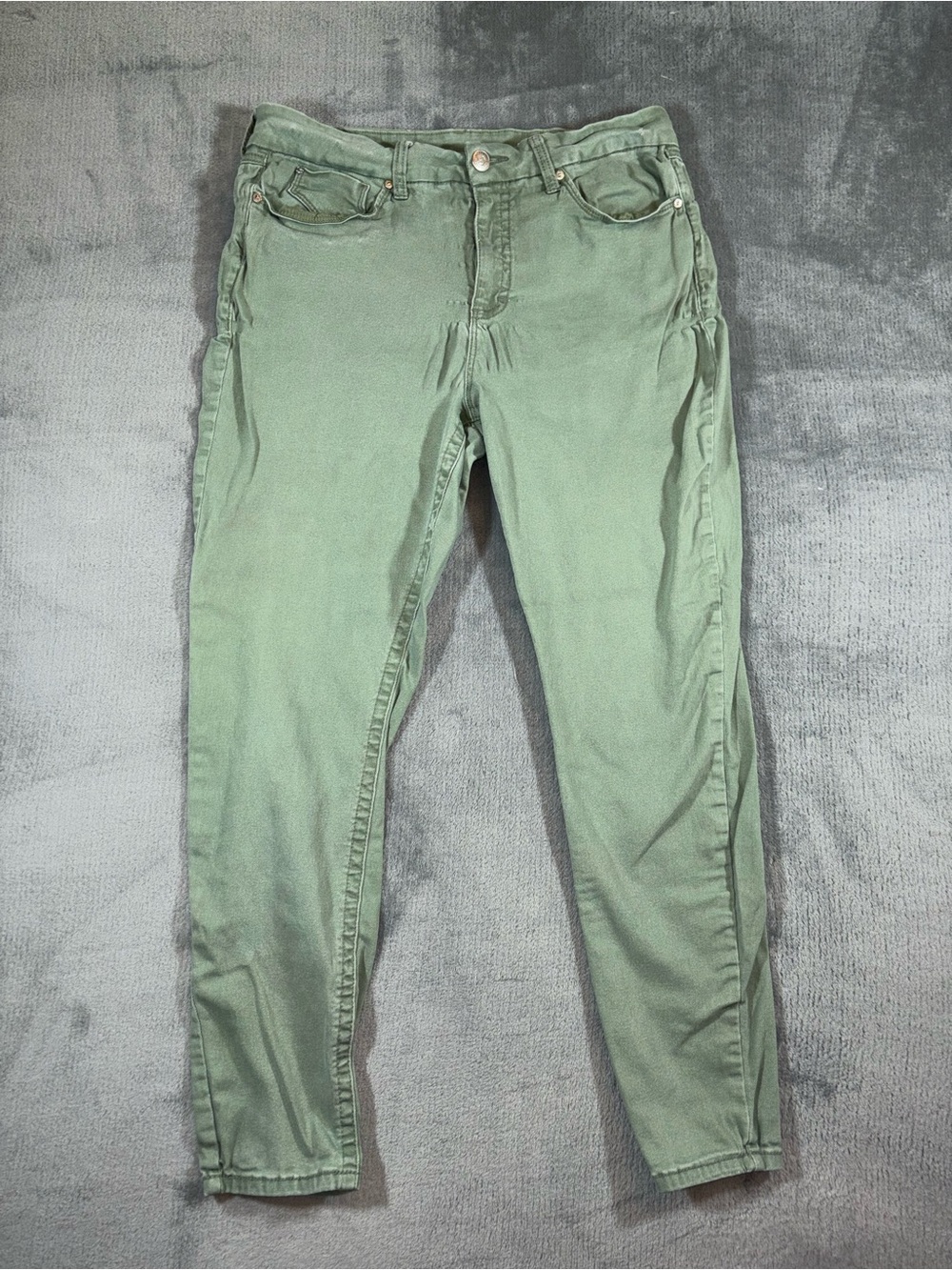 Seven7 Olive Skinny Jeans
